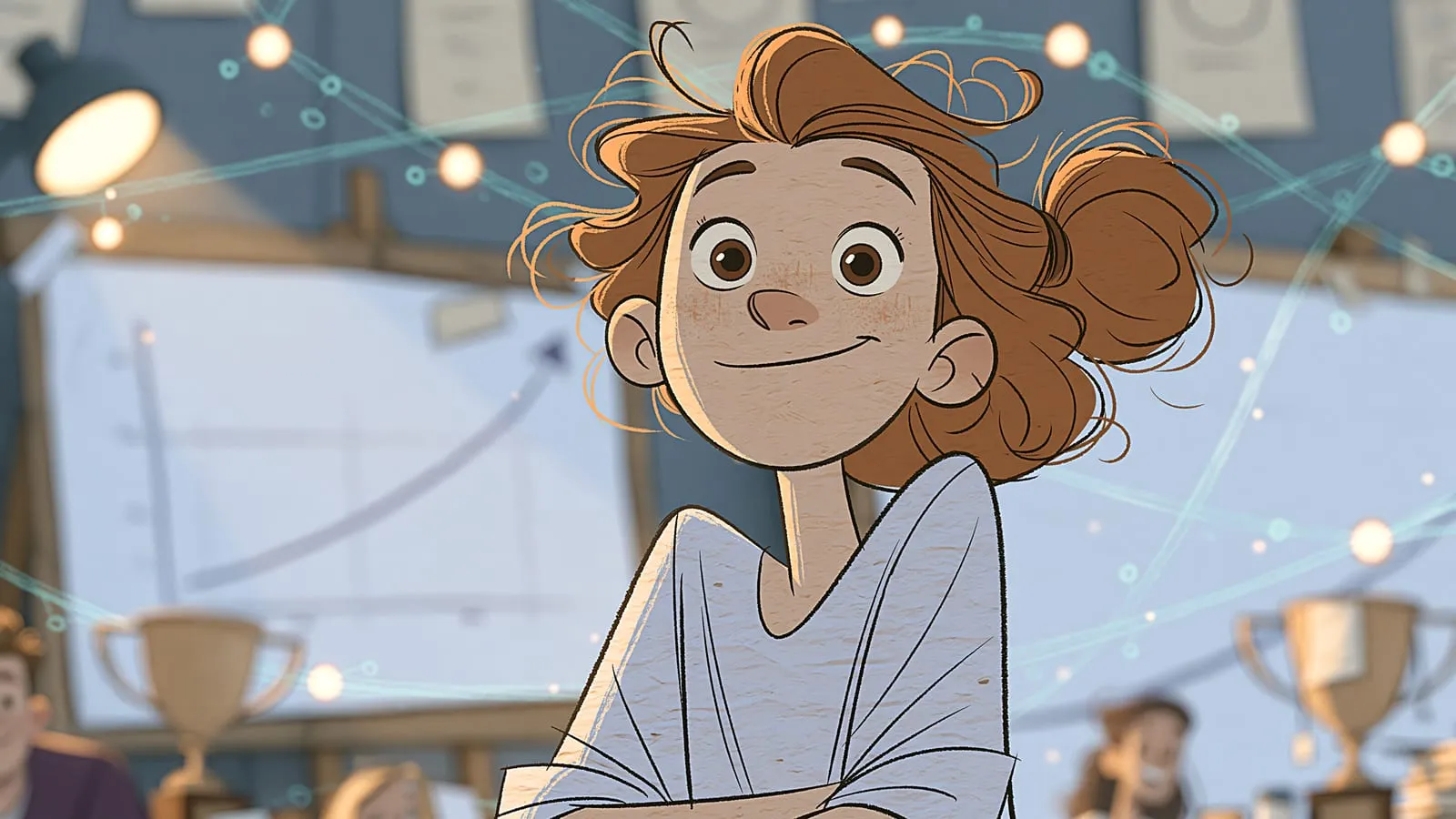 Reflektor na rosnącym wykresie sukcesu i ukończonym projekcie - studia przypadków AI